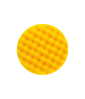 Желтый поролоновый полировальный диск Mirka 150 мм. рельефный. 2 шт/уп