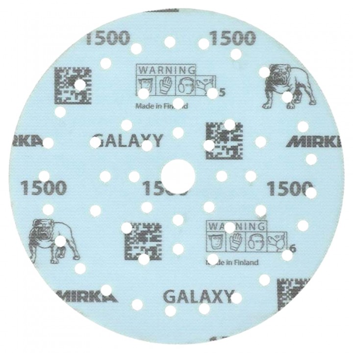 Шлифовальные круги Mirka Galaxy Ø 125 мм P1200 (Multifit)