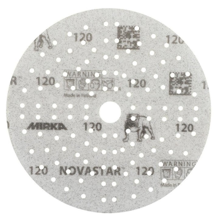 Шлифовальные круги Mirka Novastar Ø 150 мм P500 (121 отверстие)